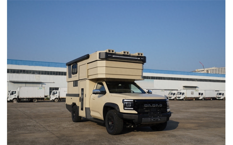 外观霸气的越野房车，11月28亮相成都房车展，可下地库空间还大