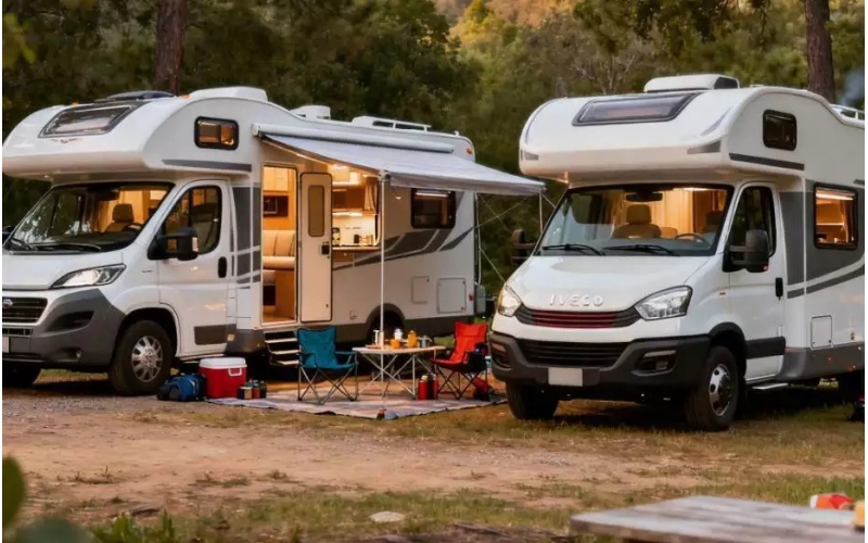 周末躺平选哪个？房车露营车实测：空间油耗差太多，别花冤枉钱