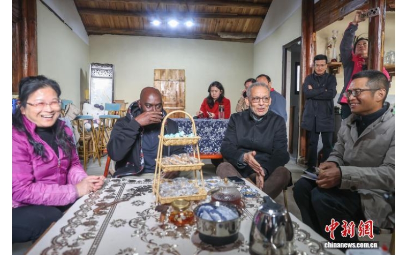 中外嘉宾走进江西南昌县湖陂村 领略中国乡村振兴故事