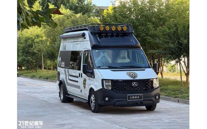 入门级四驱越野轻客天花板!七狼揽途智能四驱房车,兼顾越野旅居